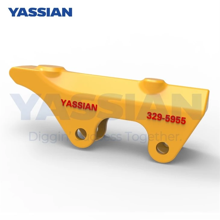 2. 329-5955 excavator loader bucket sidebar protector sidebar guards